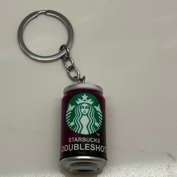Starbucks Doubleshot Keychain - Purple and Silver - Picture 4 of 7